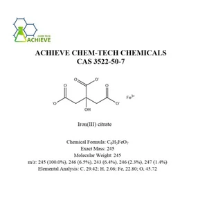 Fier (iii) citrate cas 3522-50-7