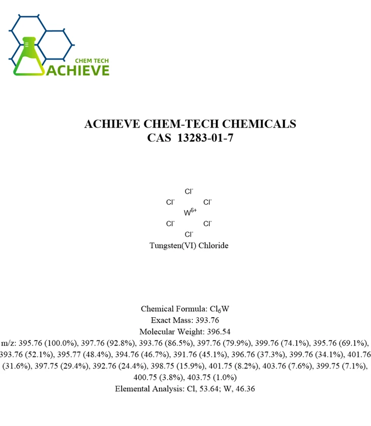 Tungsten (vi) clorură CAS 13283-01-7